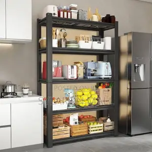 5-tier Adjustable Metal Storage Shelf – Heavy-duty Organizer Rack