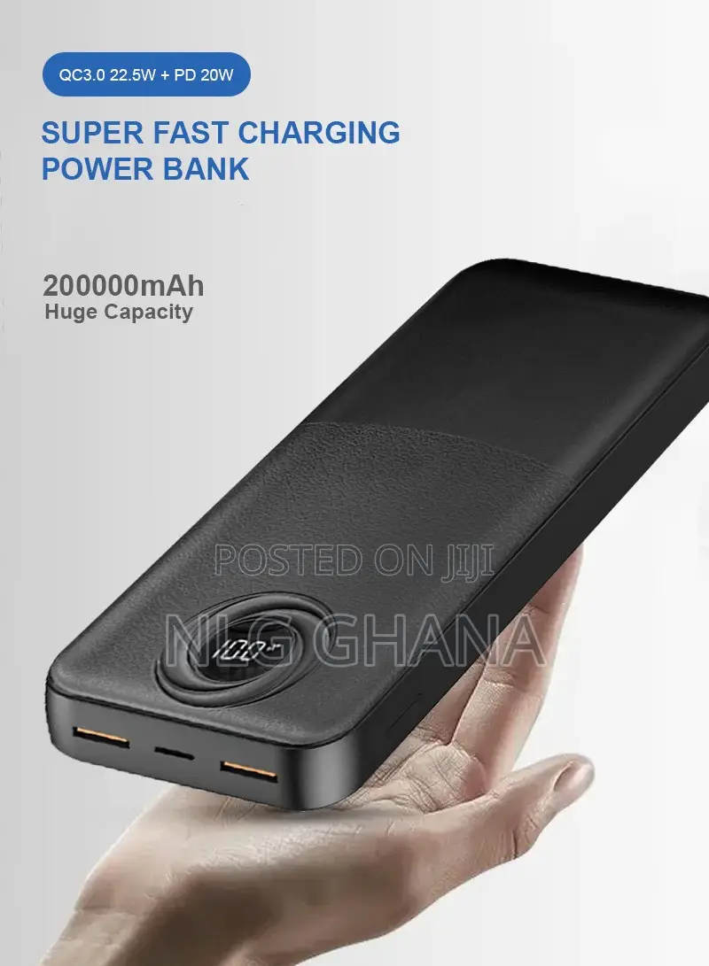 20000mah 22.5w Portable Fast Charging Power Bank. Snp1079