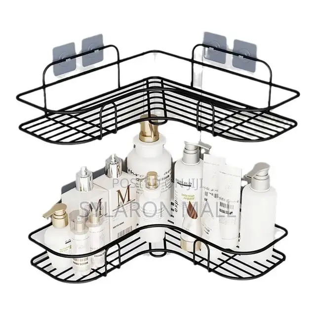 Corner Wall-mounted Bathroom Rack