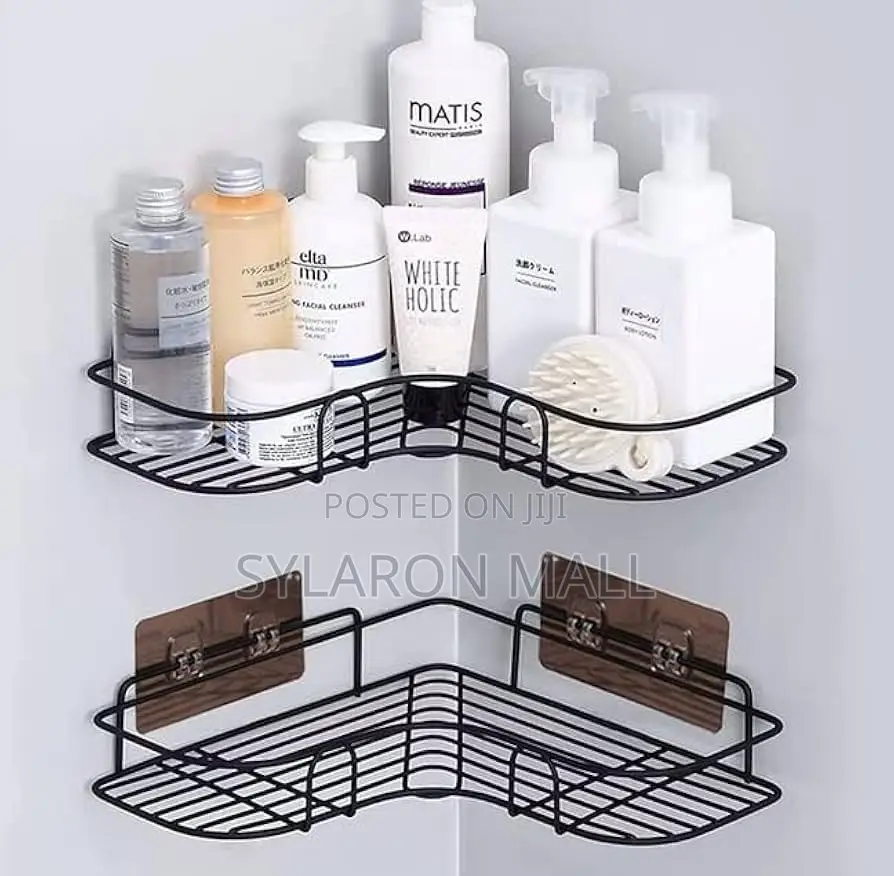 Corner Wall-mounted Bathroom Rack