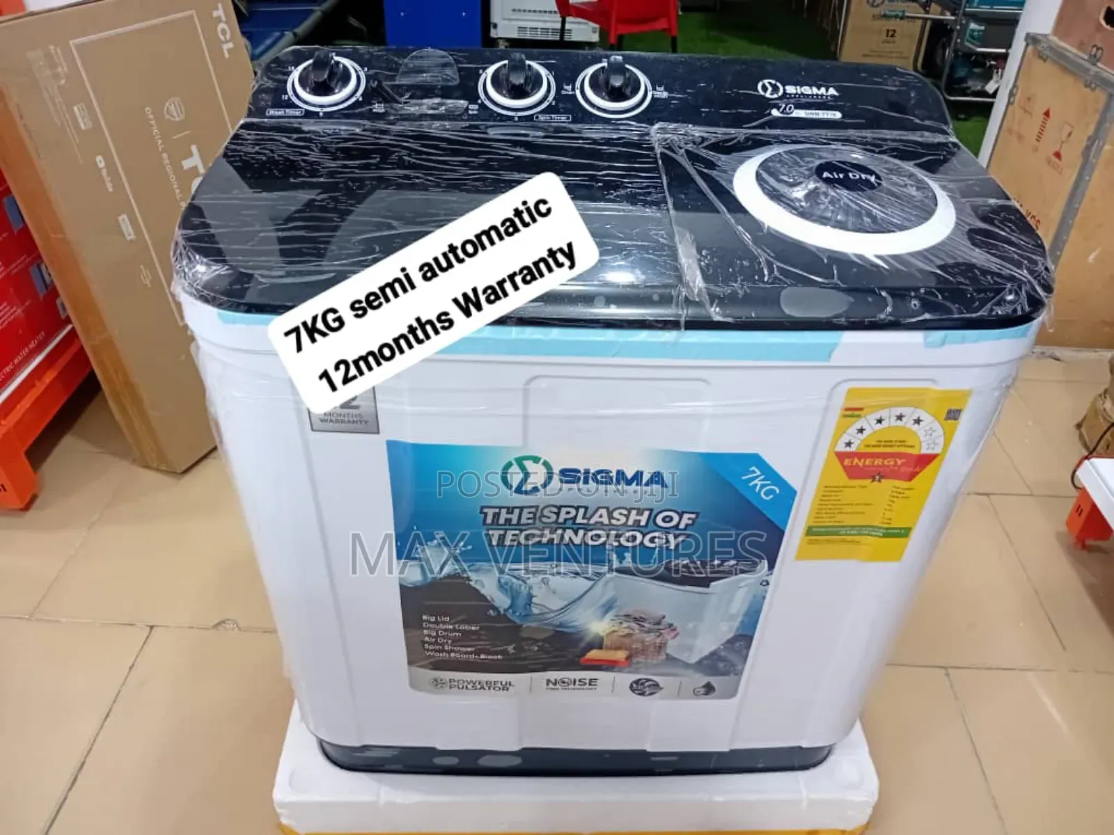 Hassle-Free Sigma 7kg Washing Machine 7kg