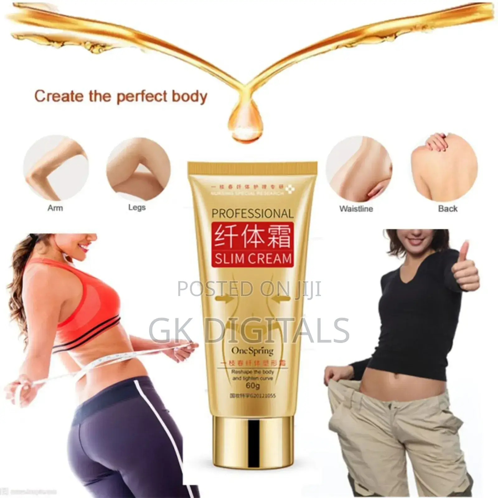 Professional Slim Cream – Burn Fat Tighten Skin
