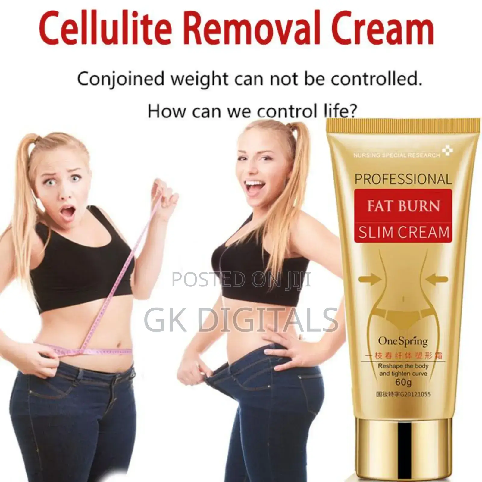Professional Slim Cream – Burn Fat Tighten Skin