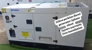 Made in Uk Perkins Engine Generator 35kva Diesel Silent 35kv