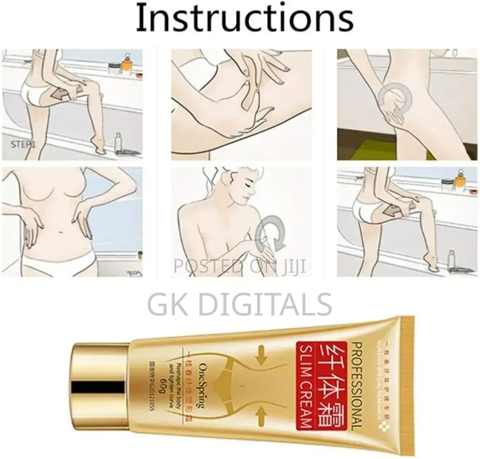 Professional Slim Cream – Burn Fat Tighten Skin