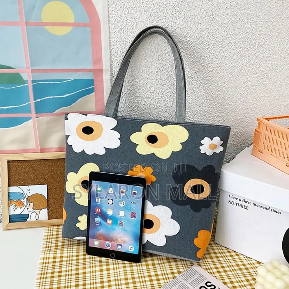 Floral Leopard Print Canvas Tote Bag – Dual Style Choice