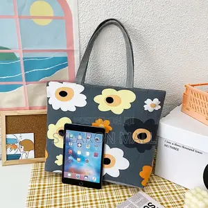 Floral Leopard Print Canvas Tote Bag – Dual Style Choice