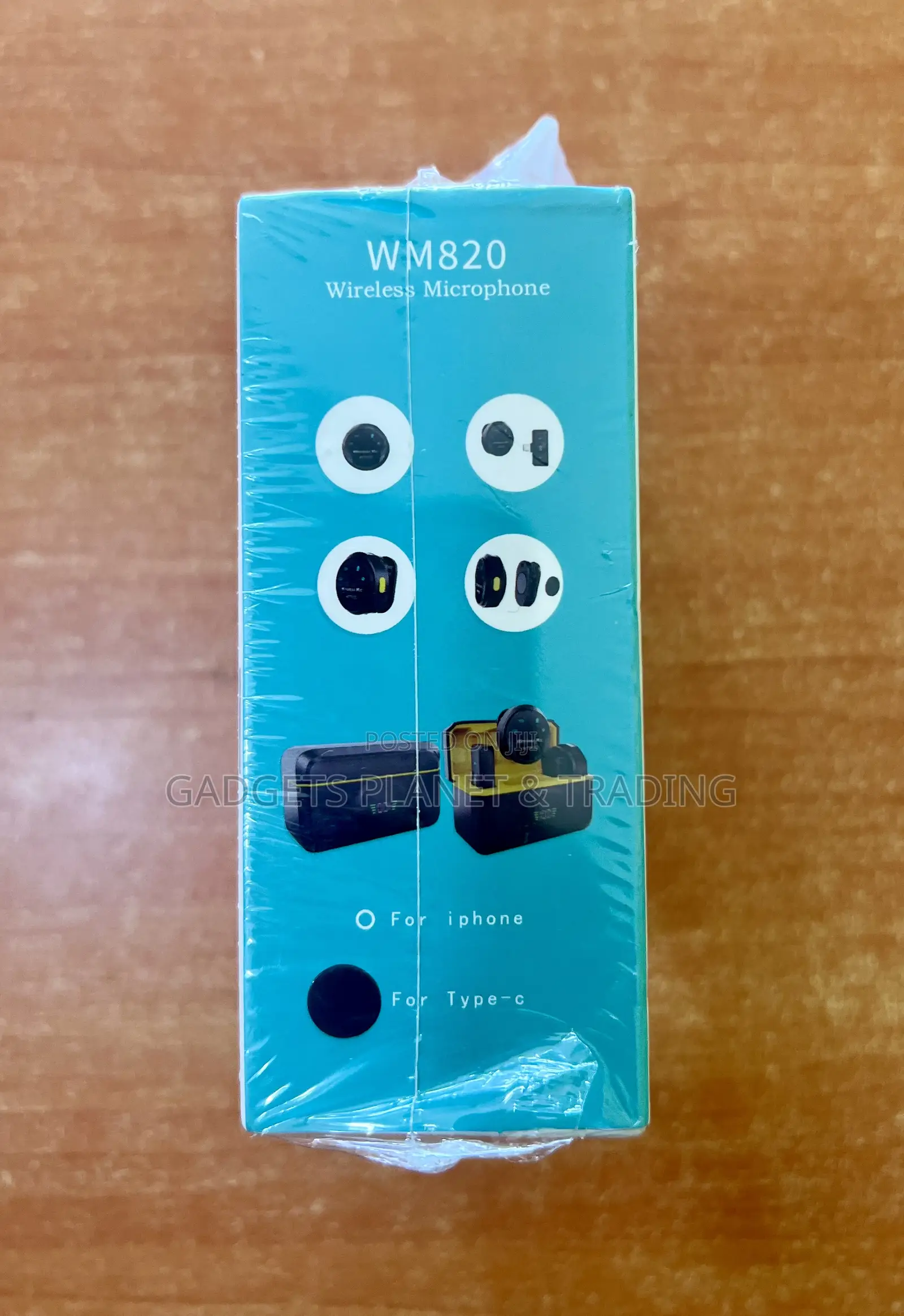 Wm820 Phone Wireless Lapel Microphone for Usb-C Type C and iPhone