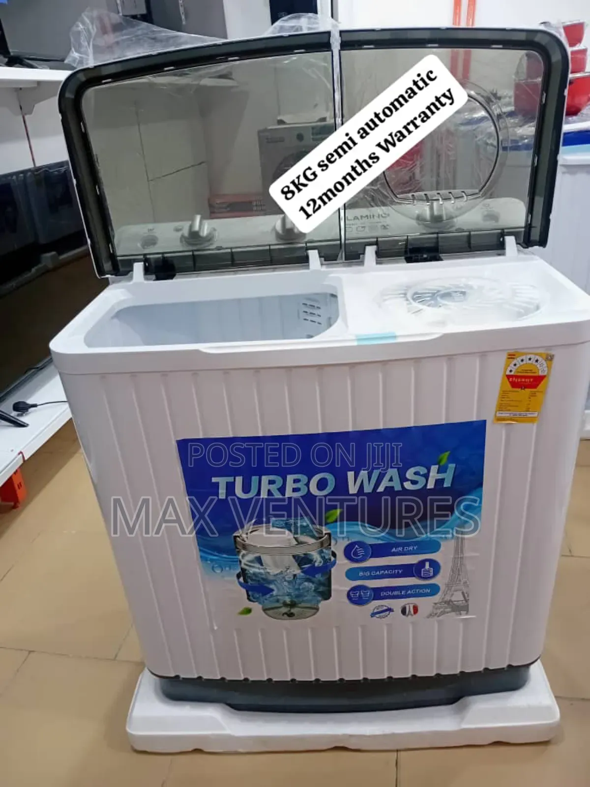 Hassle Free 8kg Flamino Washing Machine 8kg Energy Efficient