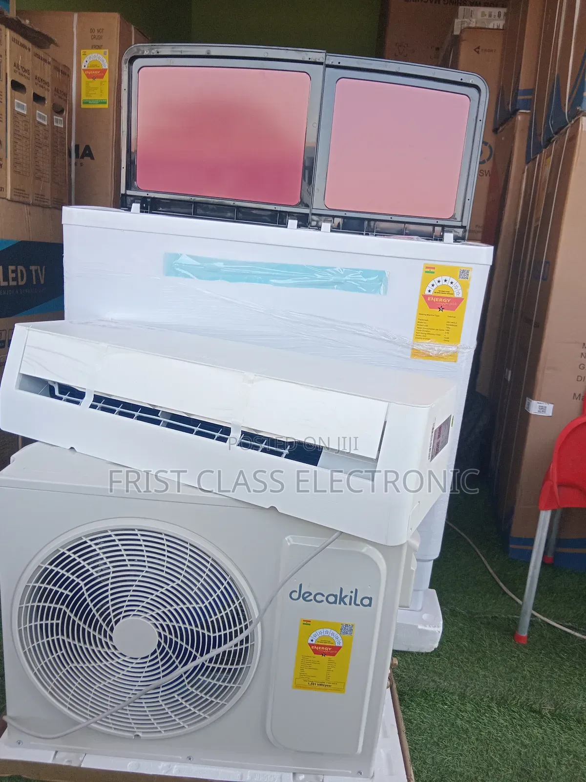 Mighty Decakila Air Condition 1.5hp Split System and Washing Machine