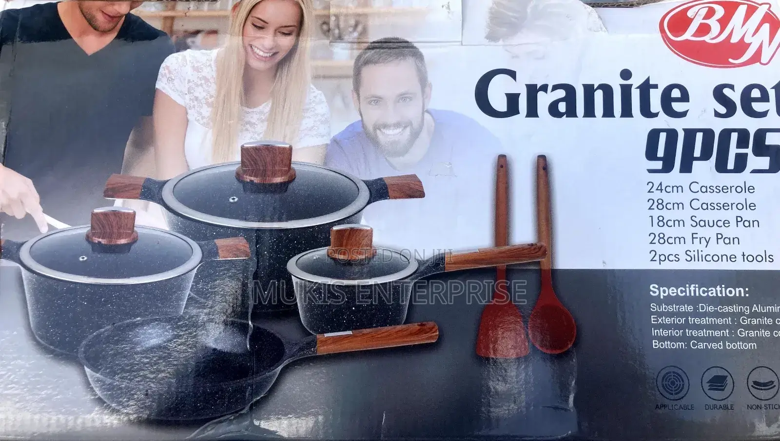 Granite Coated Nonstick Cookware