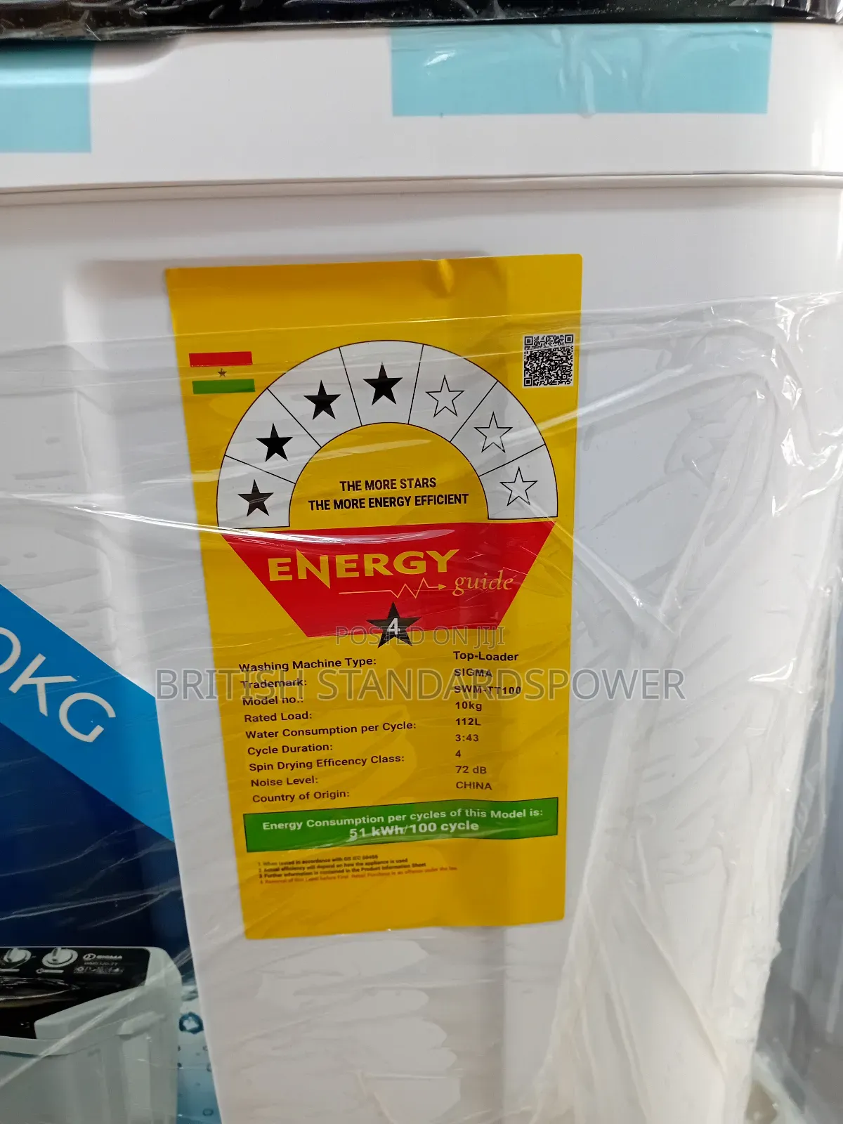 Multiple Cycle Washing Machine Westpool 12kg.