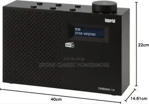 Iimperial Dabman Dab+ Fm Radio. Dual Power