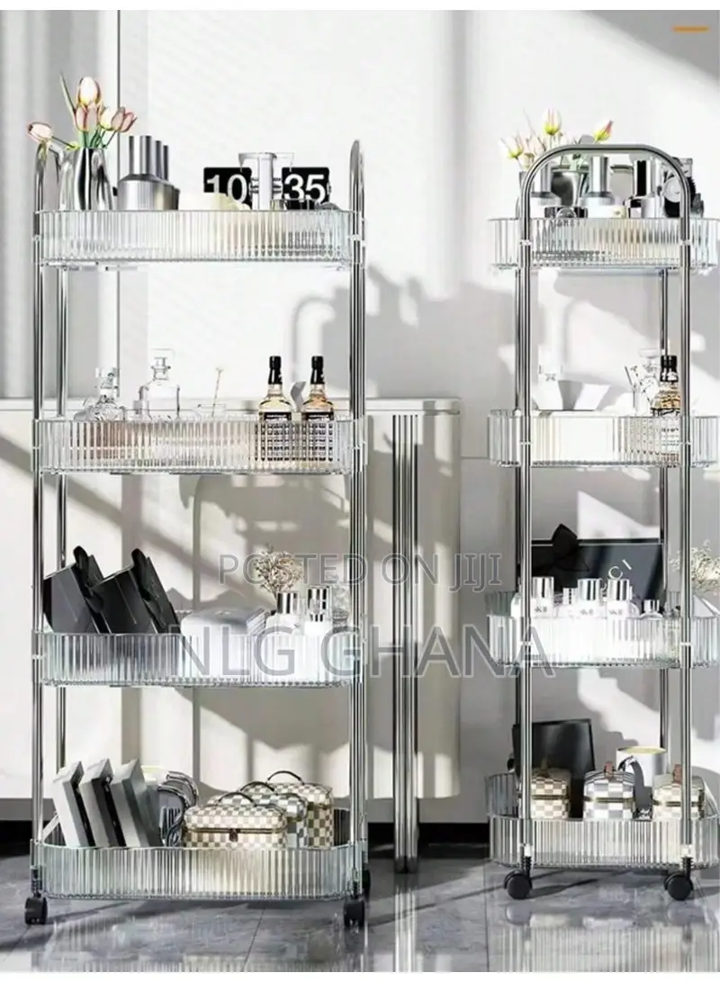 Multi-Functional Acrylic 3-Tier Trolley Storage. Ghx4831