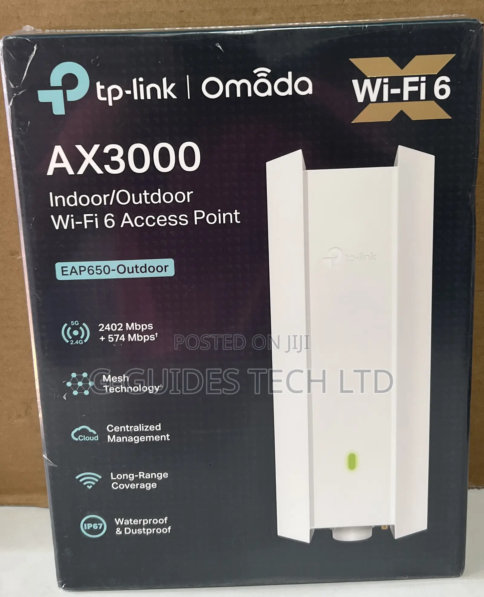 Tp-Link Ax3000 Indoor/Outdoor Wi-Fi 6 Access Point Eap650-Outdoor
