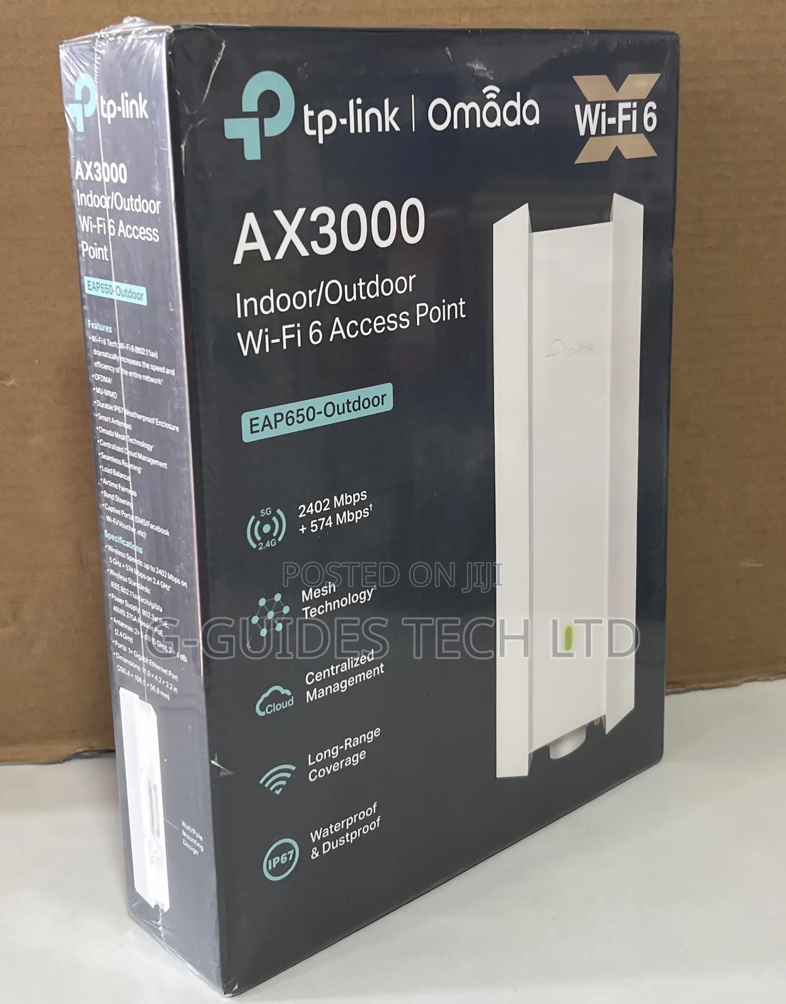 Tp-Link Ax3000 Indoor/Outdoor Wi-Fi 6 Access Point Eap650-Outdoor