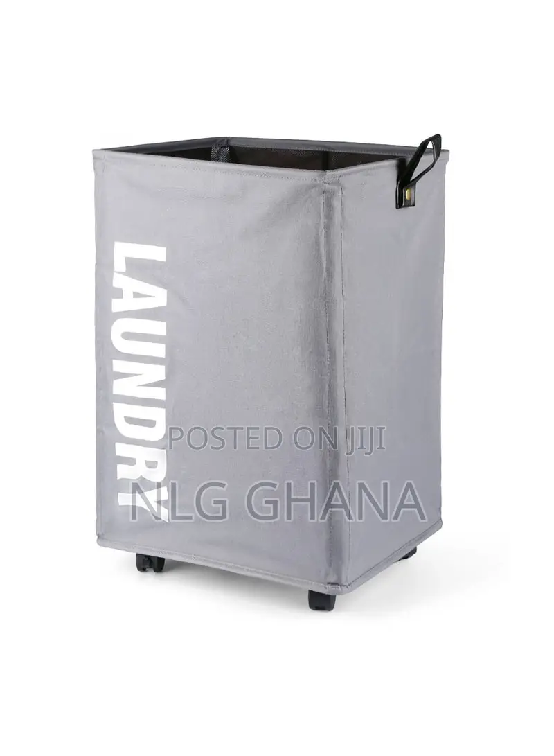 Large Oxford Waterproof Laundry Basket With Leather Handle. Ghx2911