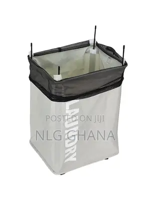 Large Oxford Waterproof Laundry Basket With Leather Handle. Ghx2911