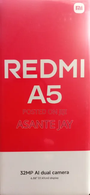 New Xiaomi Redmi A5 4G 128 GB Black