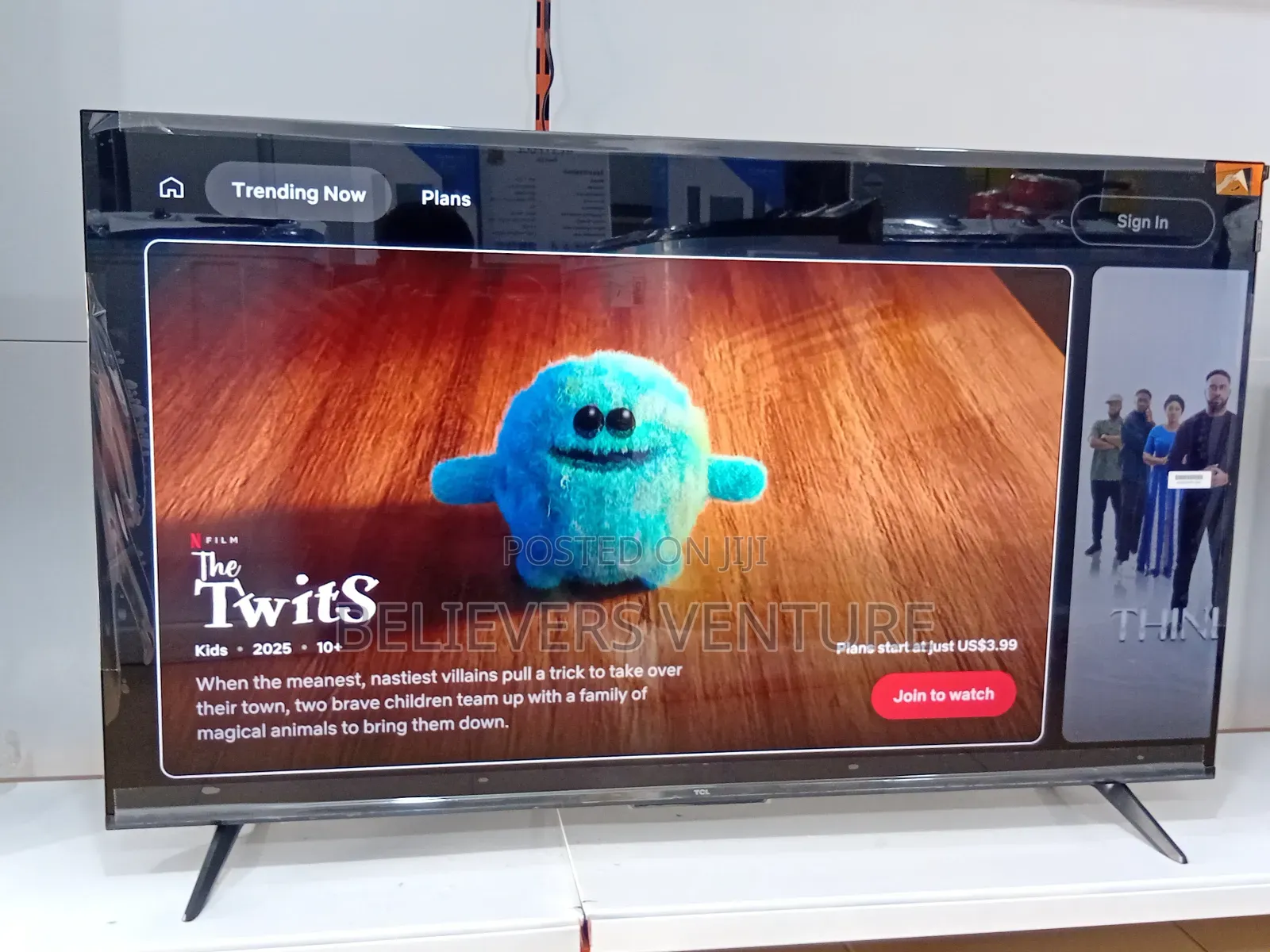 32inches Q Led Display Smart Tv Power by Goggle Tv