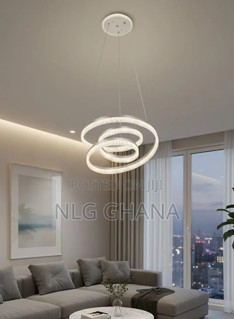 Led Spiral Hanging Ceiling Light Fixture. Ghx7349