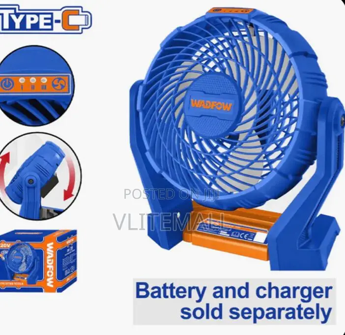 Wadfow Lithium-Ion Cordless Fan - Wlf1507