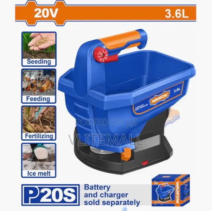 Wadfow 20v Cordless Seed Spreader - Wlss1520