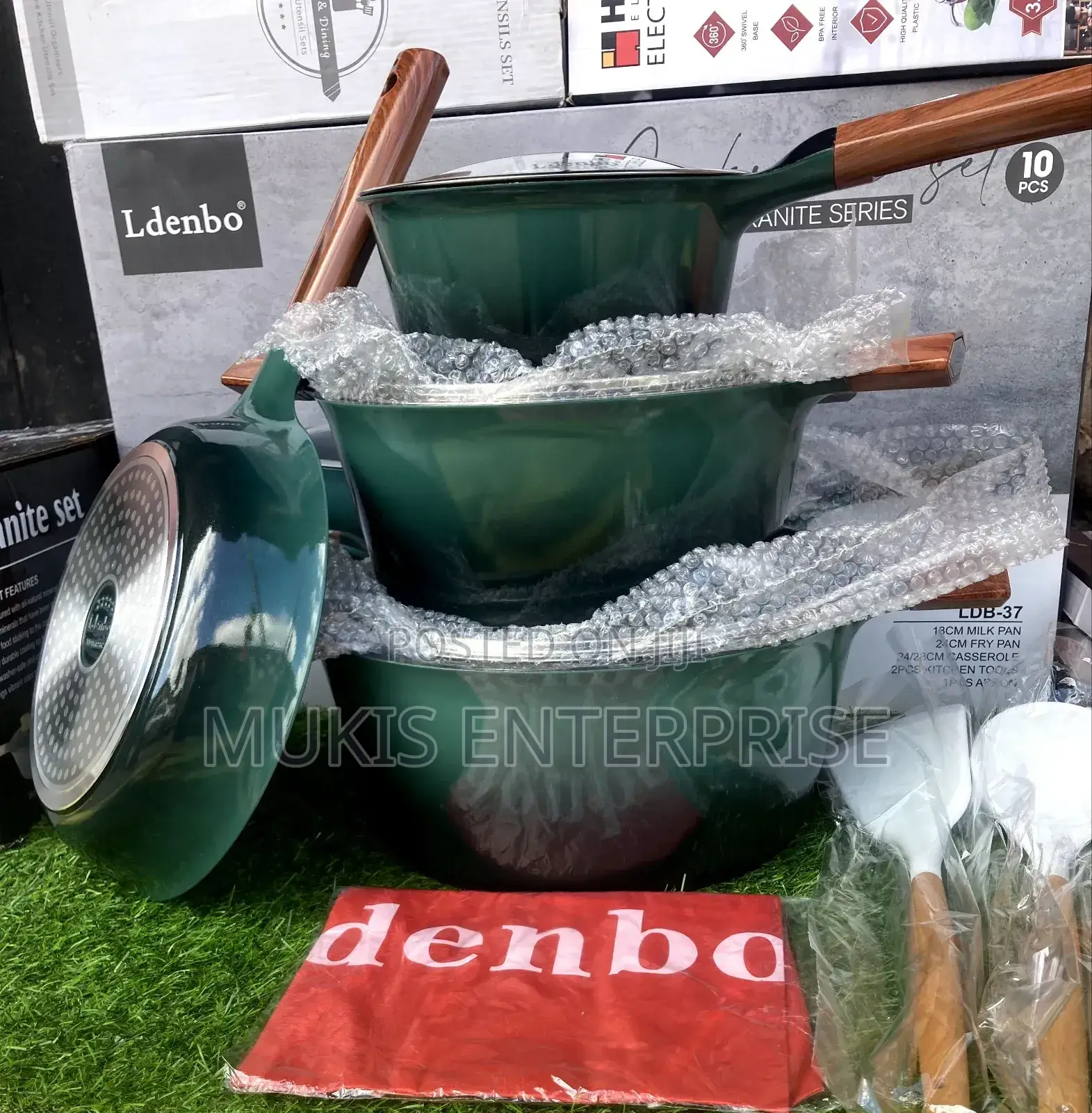 Original Ldenbo Granite Cookware Set