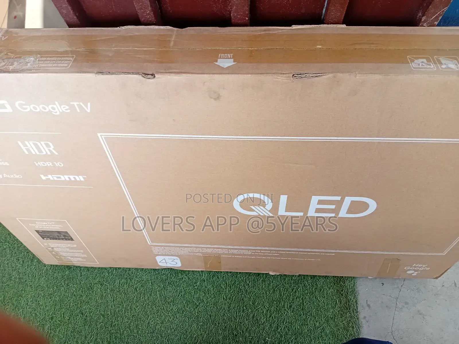 Click Fast 43inches TCL Tv