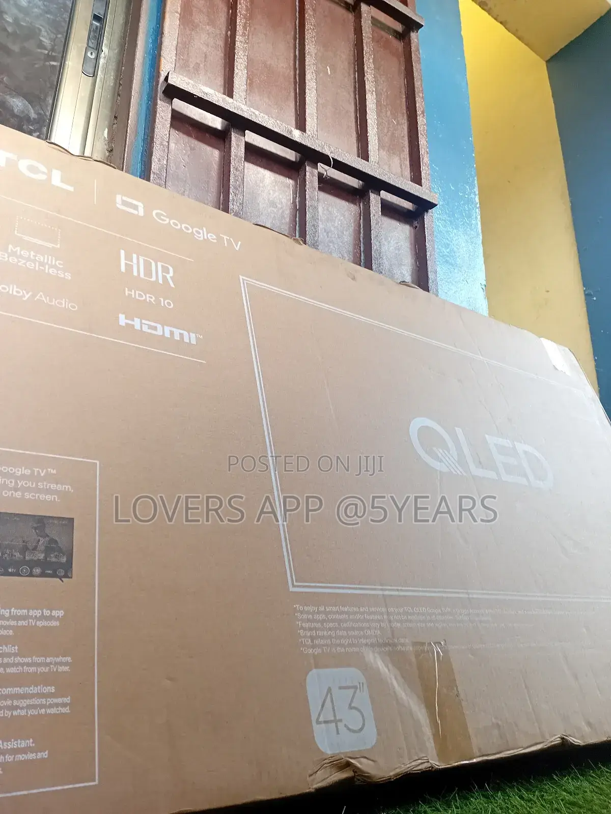 Click Fast 43inches TCL Tv