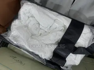 7 Pieces White Duvet Set