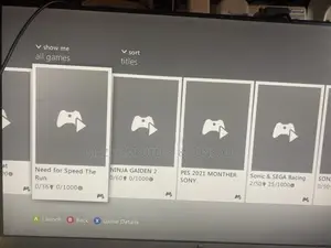 Xbox 360 Slim With 9 Games And A Controller