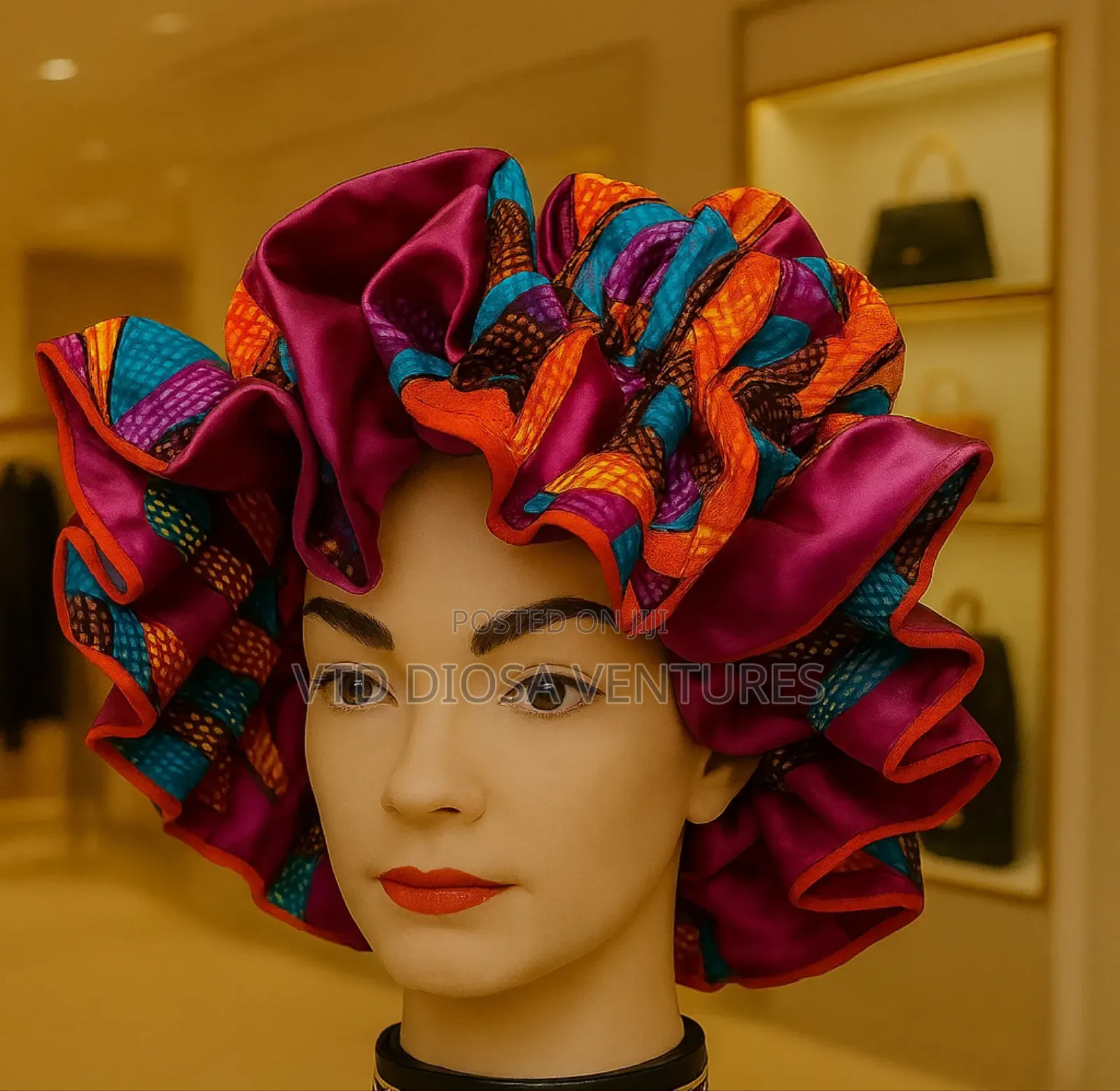 Silky Satin Hair Bonnet