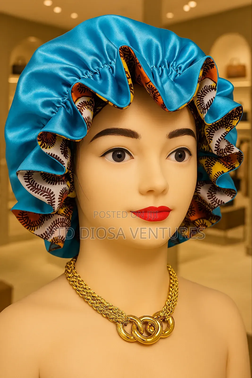 Silky Satin Hair Bonnet