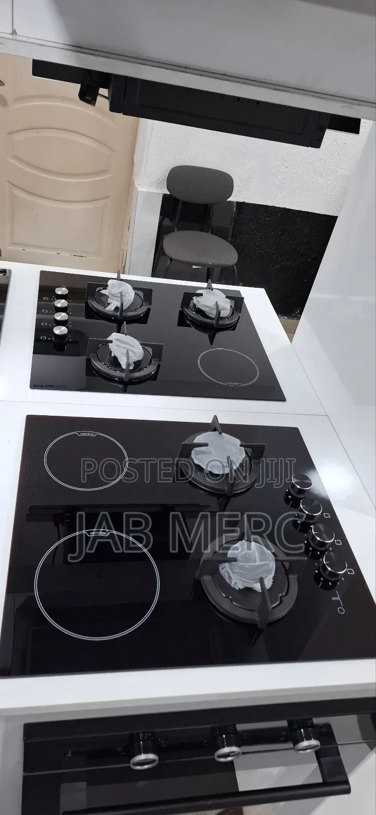 Gas and Electric Combination 4 Burners Hob Built in Save Big Promo New
