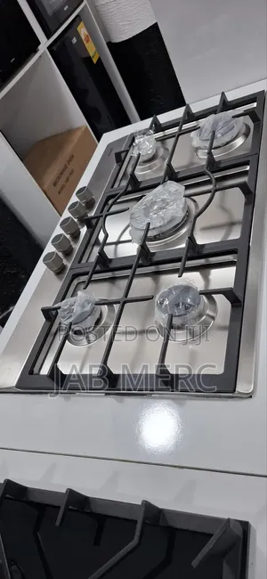 Stainless Steel 5 Burner All Gas Hob Inbuilt Strong Cast Iron