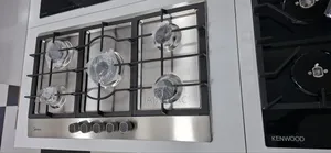 Stainless Steel 5 Burner All Gas Hob Inbuilt Strong Cast Iron