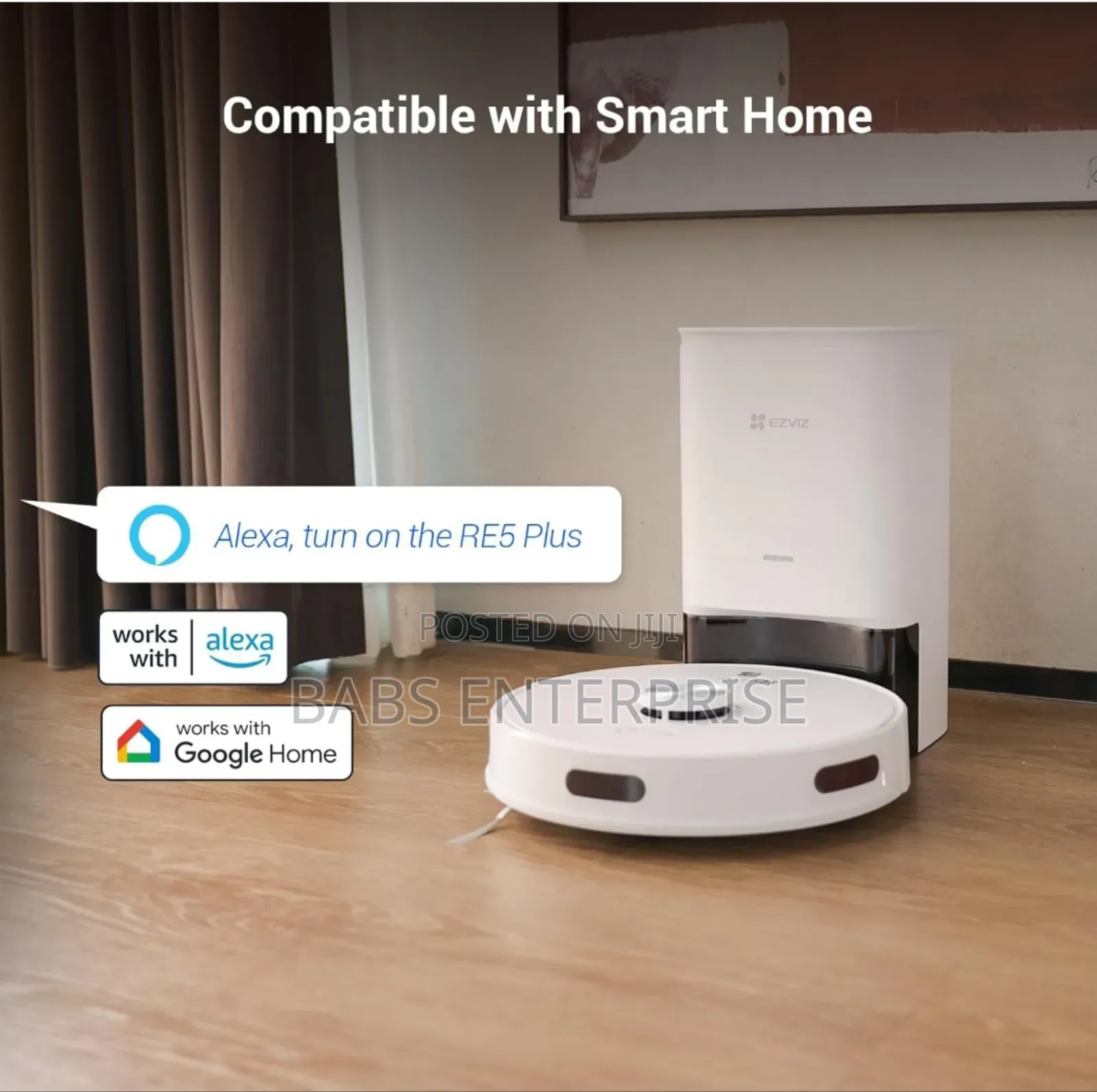 Ezviz Rea4c Plus Robot Vacuum Cleaner And Mop