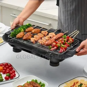 Electric Barbecue Grill Smoke-Free, Fast Easy Grilling!