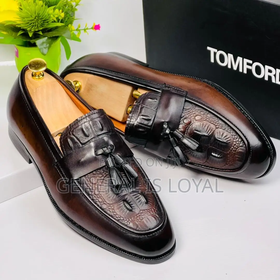 Tom Ford Ring My Bell Mens Brown Leather Shoe