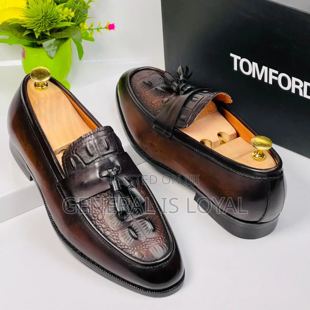 Tom Ford Ring My Bell Mens Brown Leather Shoe