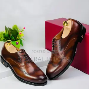 Pierre Cardin Brown Men’S Leather Lace Shoe
