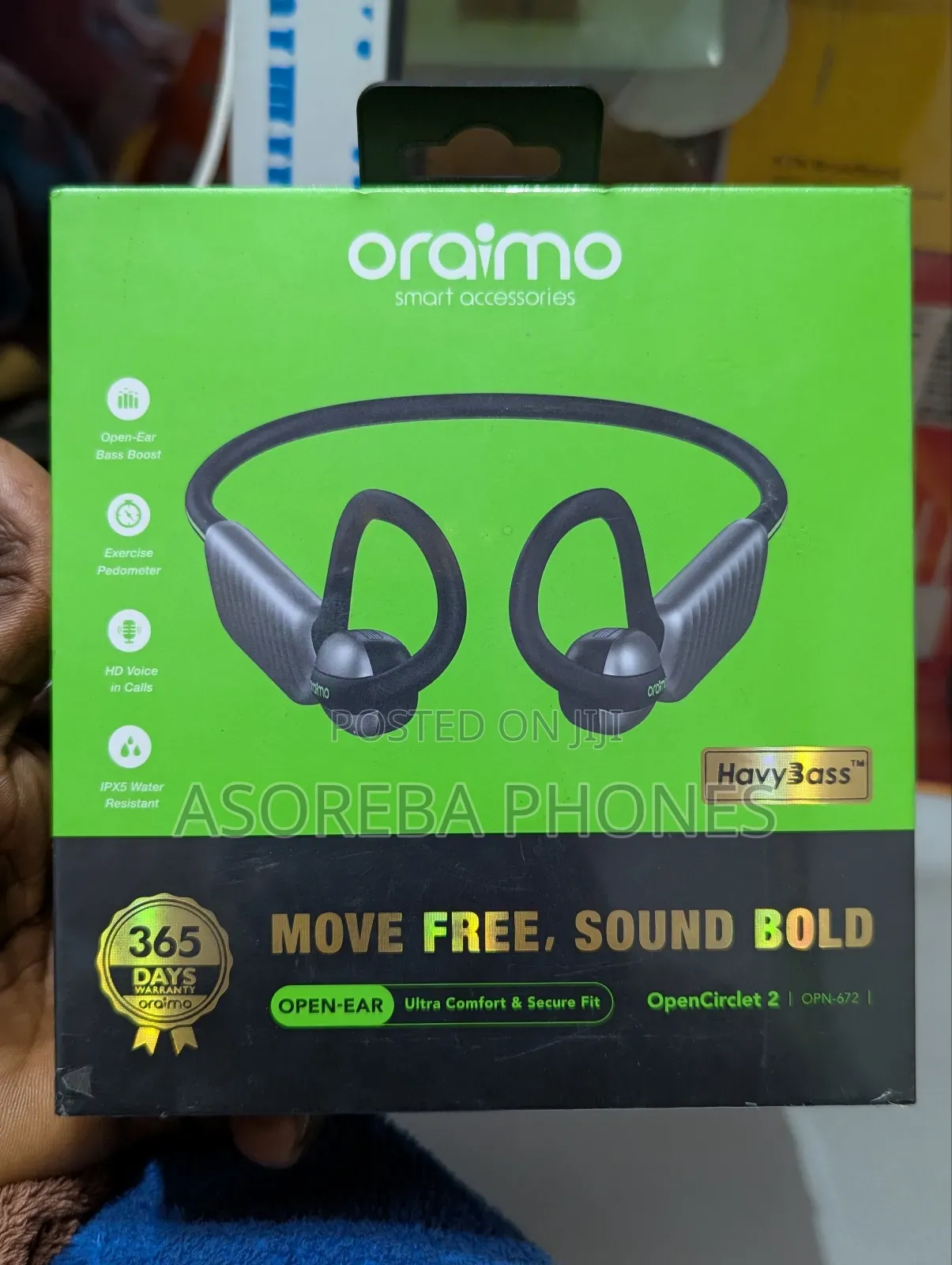Oraimo Open Circlet 2 Wireless Headphone