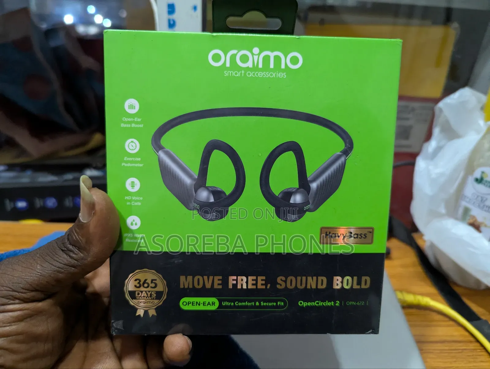 Oraimo Open Circlet 2 Wireless Headphone