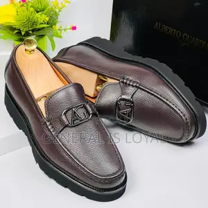 Alberto Gilardino Dark Brown Mens Brogues Leather Shoe