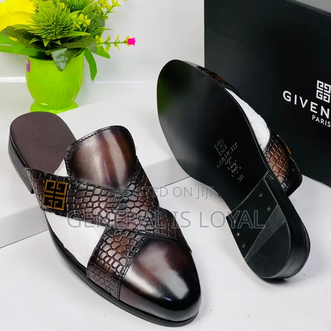 Givenchy Dark Brown Men Halfshoe