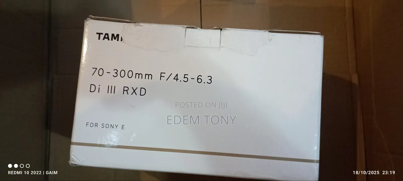Tamron 70-300mm F/4.5-6.3 Di | RXD Lens for Sony E