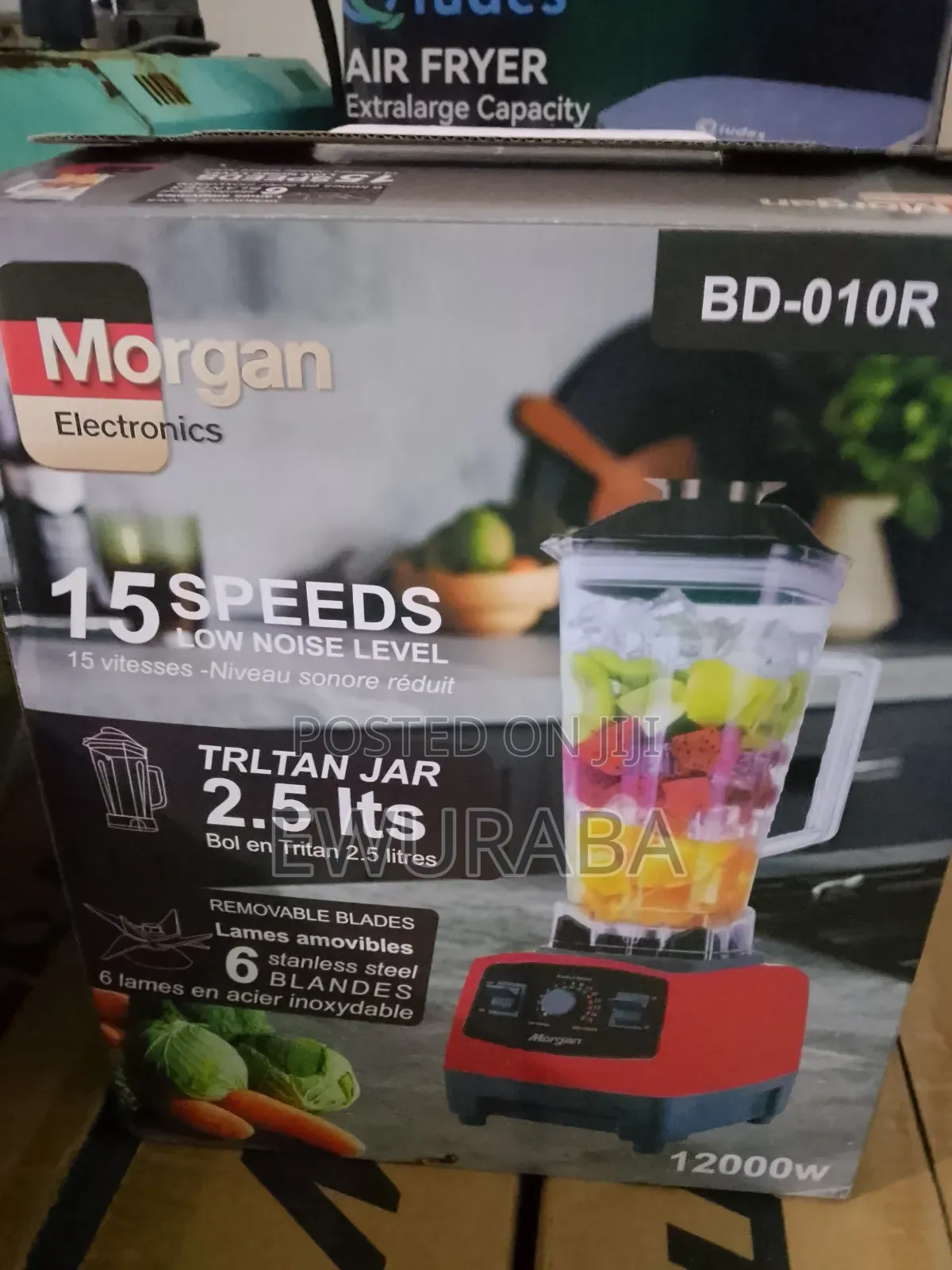 12000w 2.5l Unbreakable 2in1 Heavy Duty Blender