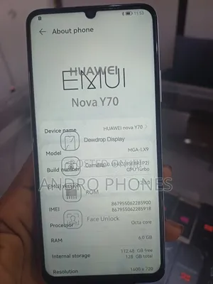 Huawei Nova Y70 128 GB Silver