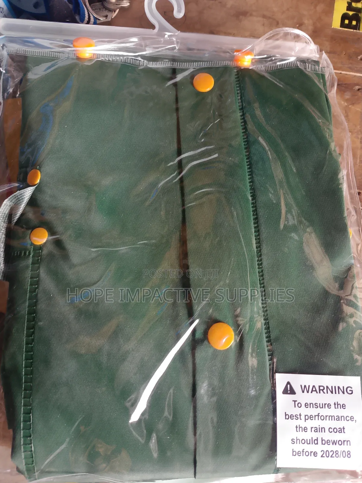 Quality Raincoat (Pvc).